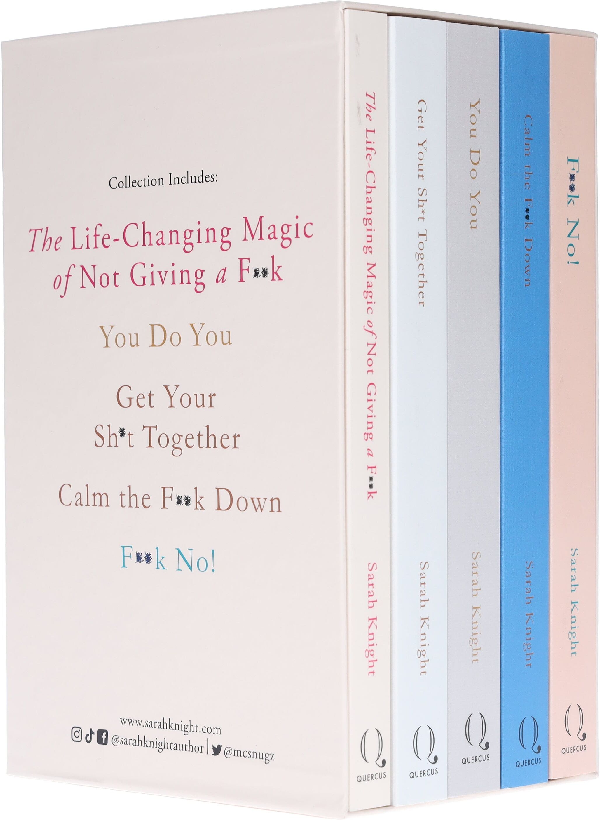 A No F*cks Given Guide 5 Books Collection Box Set By Sarah Knight - Fiction - Paperback Quercus Publishing