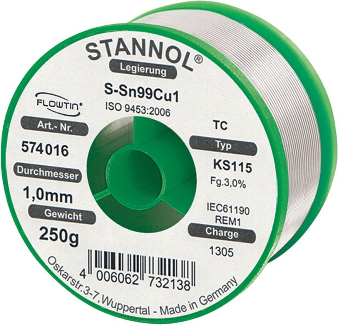 STANNOL Lötdraht Typ KS 115 (574016)