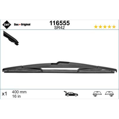 Swf Wischblatt [Hersteller-Nr. 116555] für Peugeot