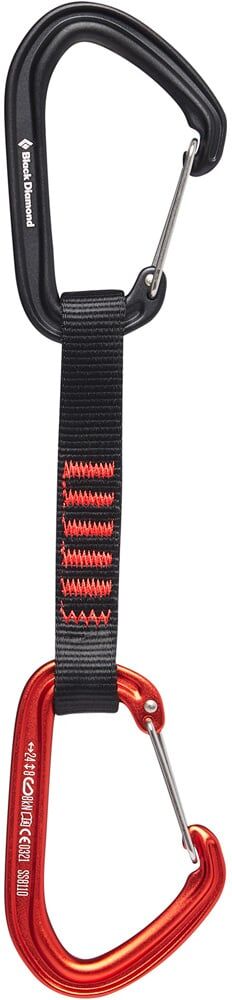 Black Diamond hotwire quickdraw 12cm express escalada Naranja (UNICA)