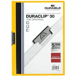 Durable, Mappe, Duraclip 30 PVC Gelb Präsentations-Mappe (A4, 1x)