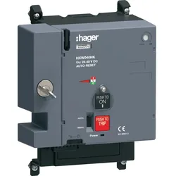 Hager HXW040HK Motorantrieb x630/P630 24-48VDC mit Autoreset, abschließbar