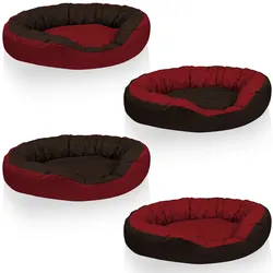 BedDog® Hundebett SUNNY 4in1 oder einfarbig, waschbar, mit Rand, Hundekissen
