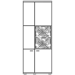 Ideal Möbel Flora Vitrine Type 12