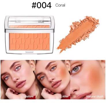 Inspired Finds Soft Matte Blush Powder Waterproof Natural Cheek Tint Blush Long Lasting Face Brightening Rouge coral