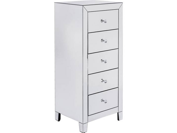 Kare-Design Kommode, Glas, 5 Schublade(n) Schubladen, 49x110x41 cm, Typenauswahl, Beimöbel erhältlich, Kleinmöbel, Kommoden, Kommoden
