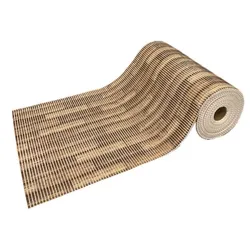Weichschaummatte Holzoptik Meterware Bodenmatte Badteppich Antirutschmatte 65x90 cm