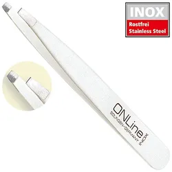 Witte ONLine Pinzette gerade INOX