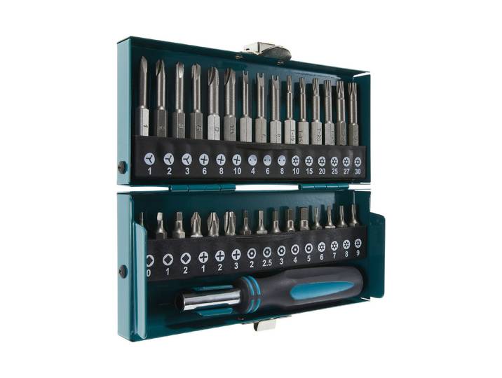 Wolfcraft Kombi-Sicherheitsbit-Box 31-teilig