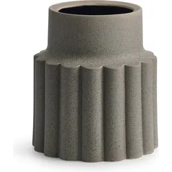 Mylla Vase niedrig, grau