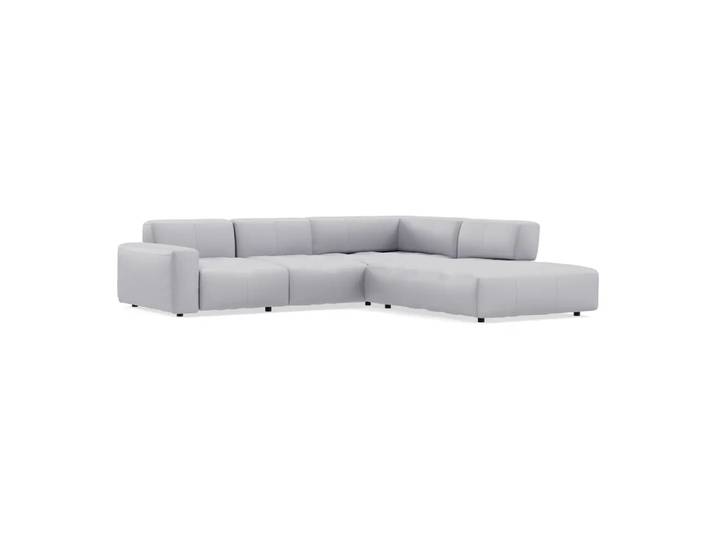 Ecksofa Pensacola 2.0, Edition, kat. h, torero stone, Leder