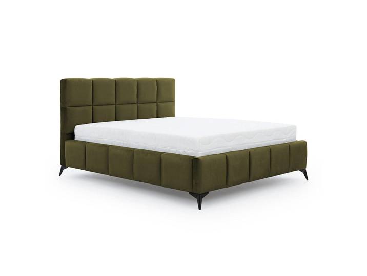 Petits-meubles Boxbett 180/200 Mira Grün, Holz, 180x200 cm, Schlafzimmer, Bett, Boxspringbetten