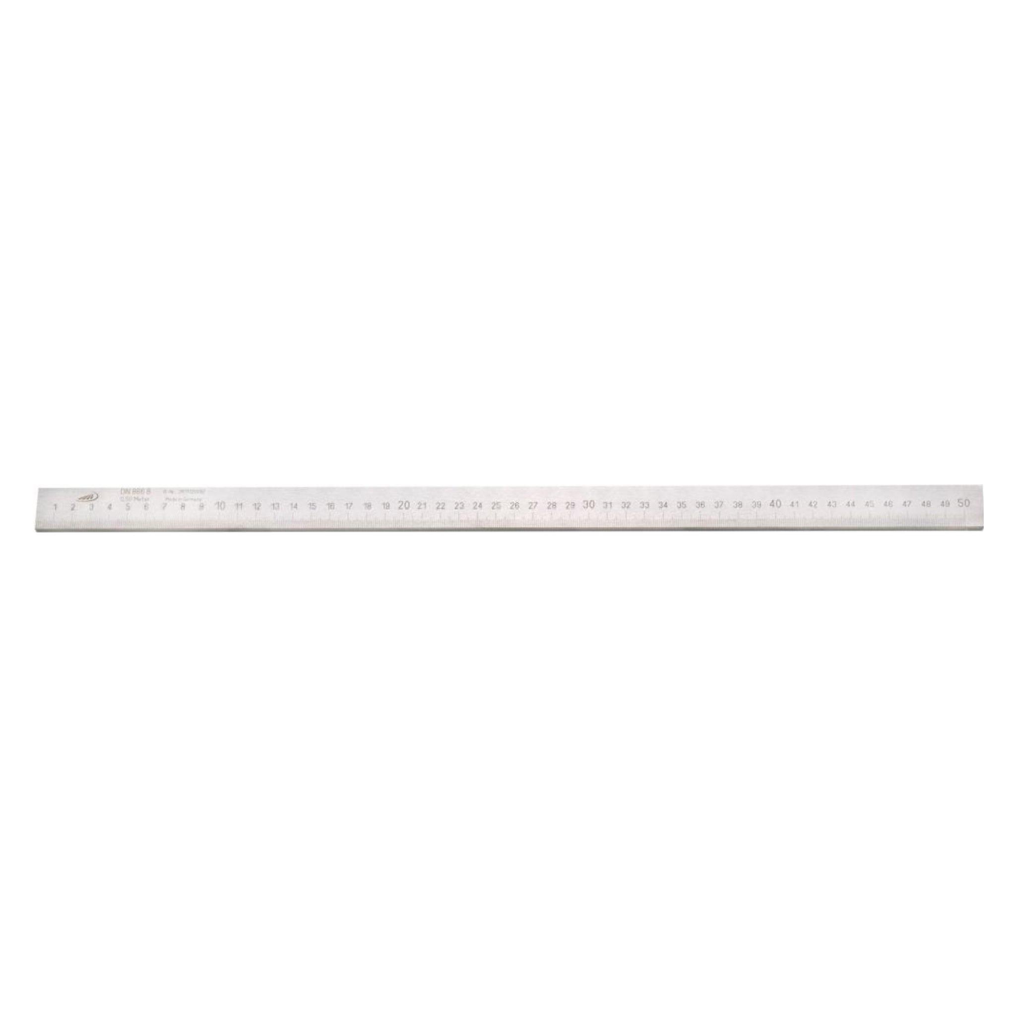 Forum Professional Solutions Helios Preisser 452201 Arbeitsmassstab DIN866/B aus Edelstahl, 500 mm (50 cm, Stahl) (4029713210175)