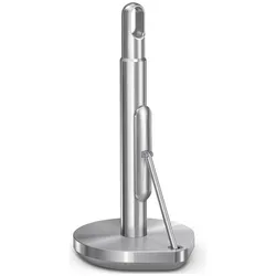 Simplehuman Küchenrollenhalter, Küchenrollenhalter, Silber