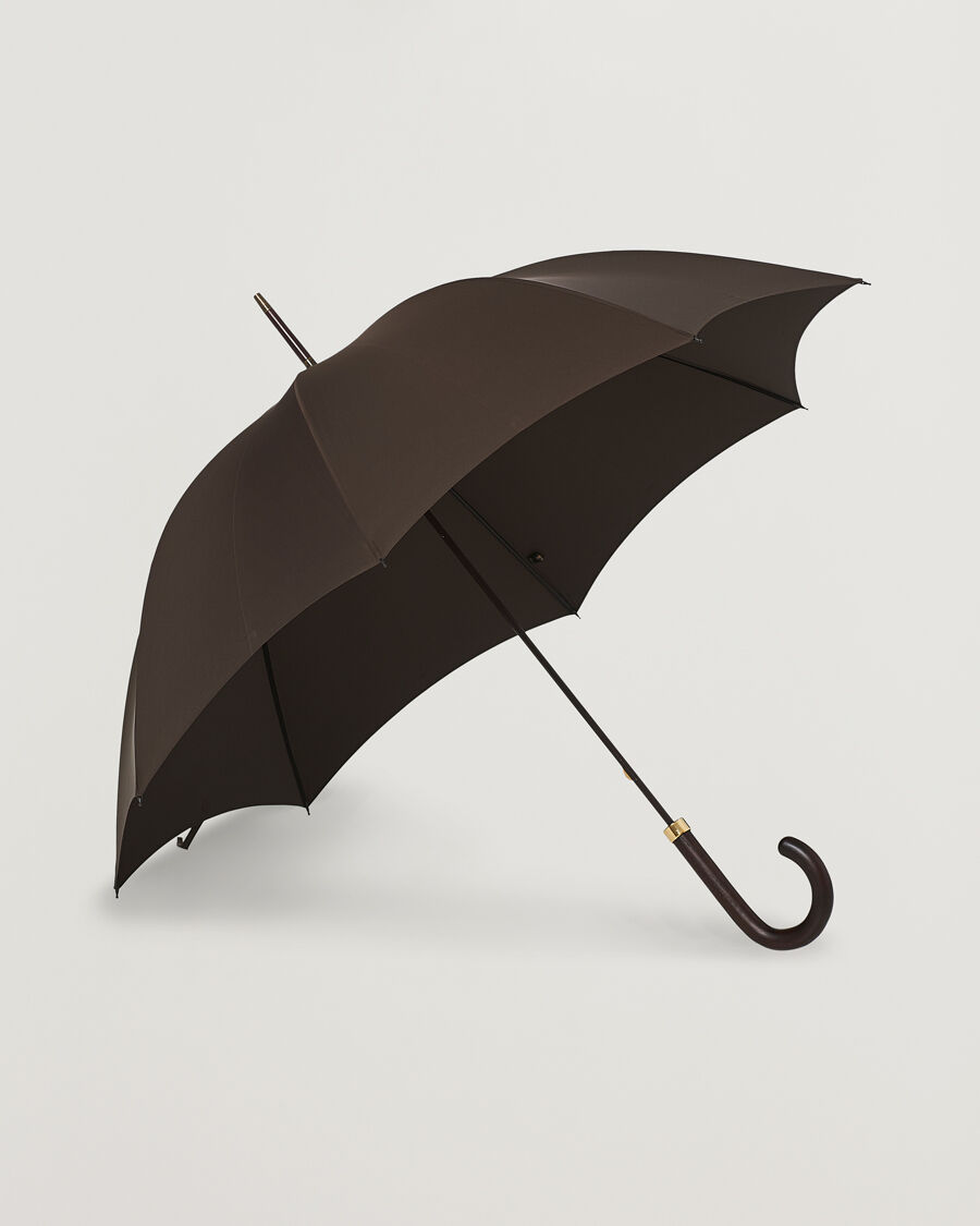 Fox Umbrellas Polished Hardwood Umbrella Brown men One size Brun