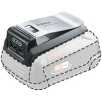 Akku-Adapter-Ladegerät UniversalUSB 18V-15 schwarz, POWER FOR ALL ALLIANCE