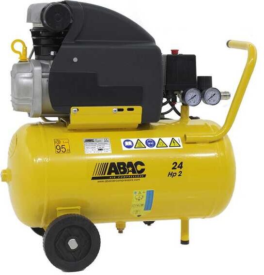 ABAC POLE POSITION B20 - Einphasiger elektrischer Luftkompressor - Motor 2 PS - 24 Liter