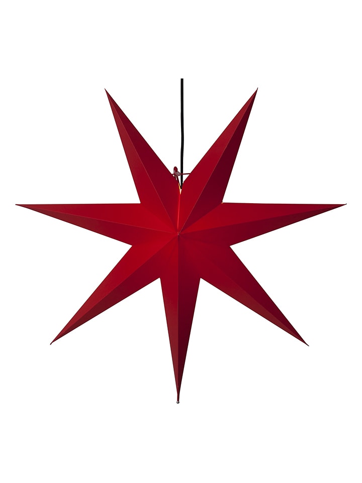 STAR Trading Hängeleuchte "Rozen" in Rot - Ø 70 cm - onesize