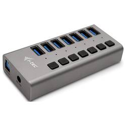 i-tec U3CHARGEHUB7 USB-Hub 7 Port USB-A USB 3.0 5 GBit/s Grau I-TEC USB 3.0 Charging HUB 7 Port