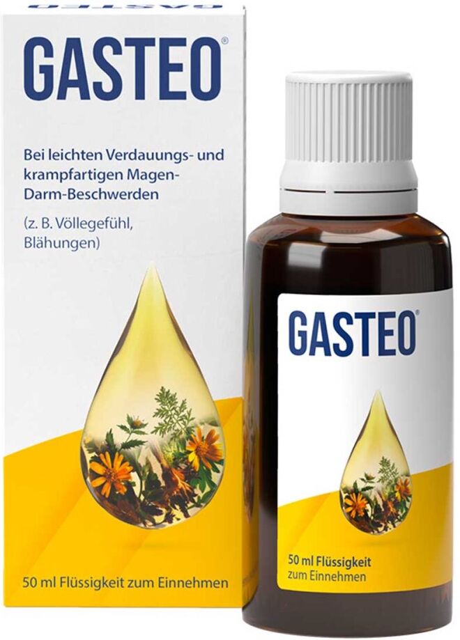 Gasteo® Magen-Tropfen bei Magen & Verdauungsproblemen