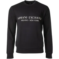 A|X ARMANI EXCHANGE Herren Sweatshirt - Pullover, Logo Marine / L