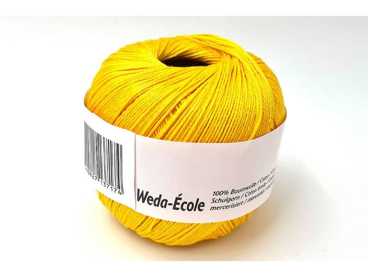 Sommer Weda Ecole Schulgarn 179 Gelb 50 g