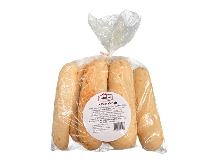 HÜNKAR Pains Kebab - 7 pièces / 630 g