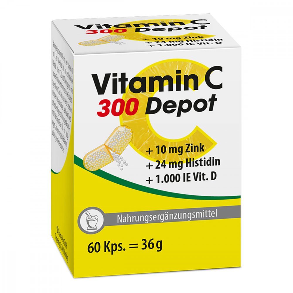 Pharma Peter GmbH Vitamin C 300 Depot+zink+histidin+d Kapseln 12547011