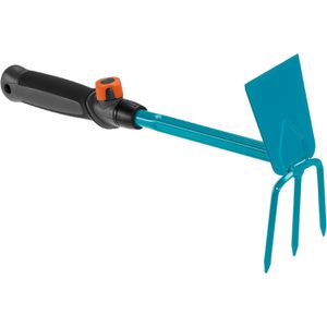Gardena Gartenhacke 8915-20, Doppelhacke, mit Handgriff, aus Stahl, Breite 6,5 cm