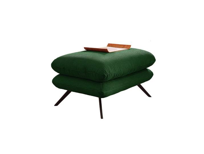 Kawola Hockerbank Charme Smaragdgrün Cord, Textil, Rechteckig, 90x45x60 cm, Wohnzimmer, Sessel, Hocker, Sitzhocker