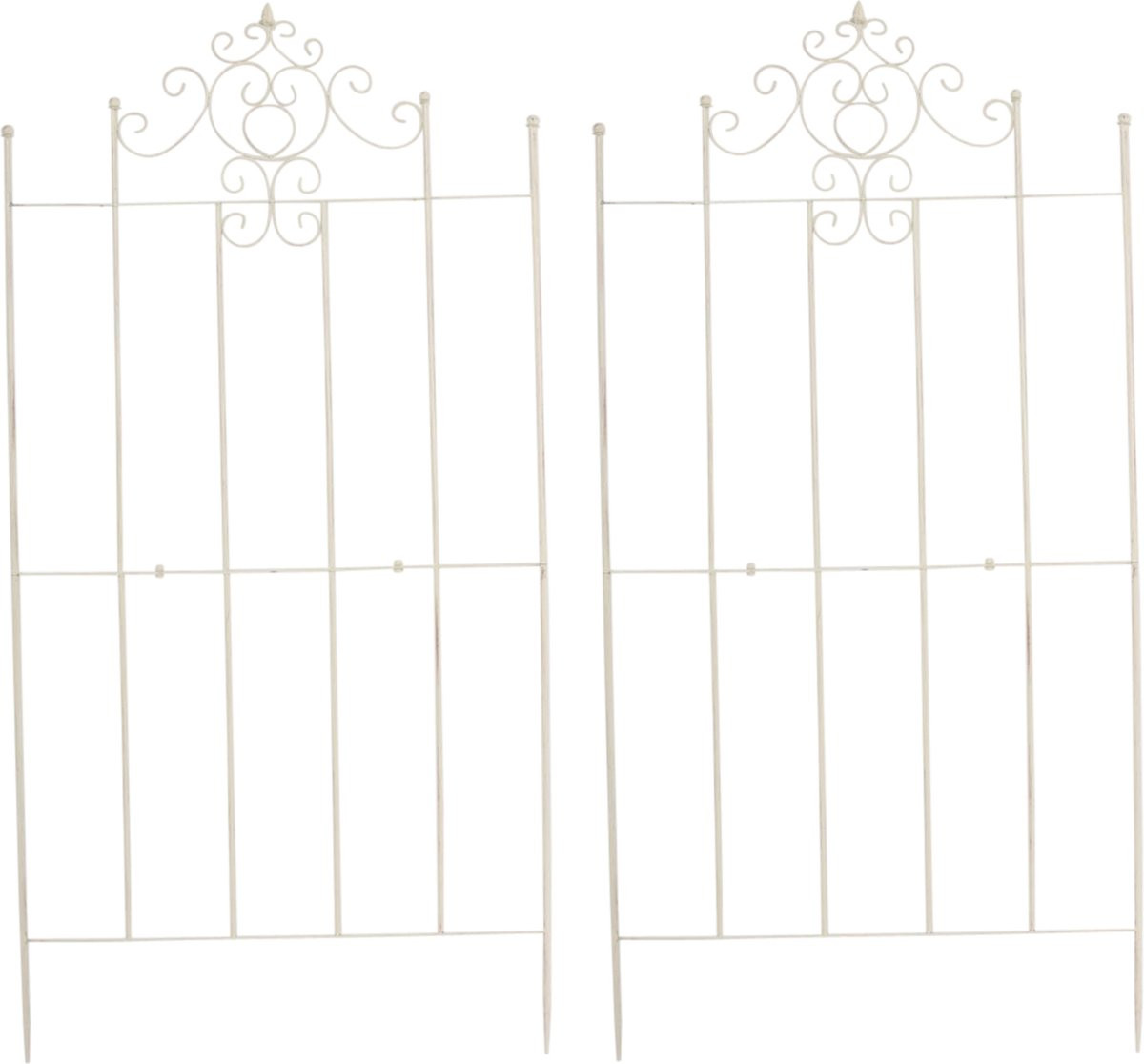 CLP Paula Set van 2 Trellis Plantenklimrek - Antiek/Creme