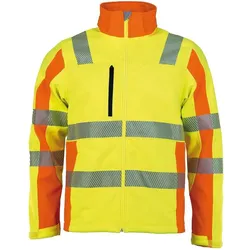 0,  ASATEX Prevent Trendline Softshell-Jacke PTW-DS, gelb/orange, Gr. S (S)
