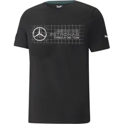 Puma, Herren, Sportshirt, MAPF1 Logo Tee + (S), Schwarz