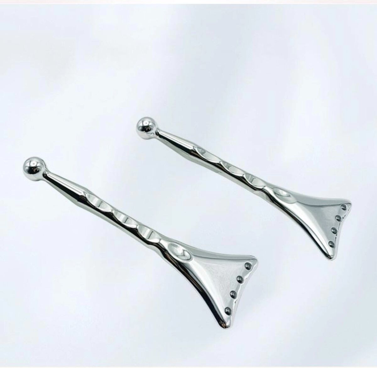INF Magnetischer Gua-Sha-Stab – Zinklegierung, doppelseitig, Gesichtslifting & Tiefengewebsmassage für Kieferkontur und