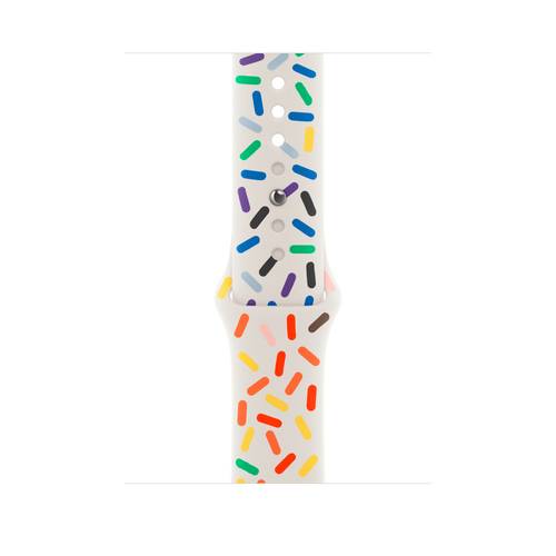 Apple Sportarmband Pride Edition Armband 45mm S/M Pride-Edition Watch Ultra 2, Watch Ultra, Watch Series 9, Watch Series 8, Watch