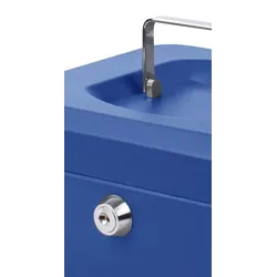 pavo Geldkassette Größe 2 blau
