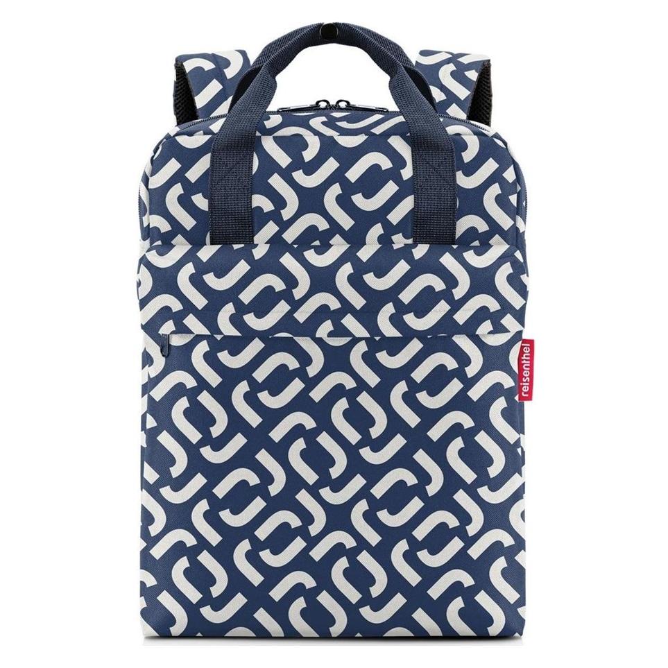 reisenthel Rucksack Allday M Signature Navy Blau/Weiss (15 l) (EJ4073)