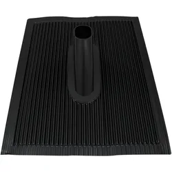 Televes ABZ60S Aluziegel schwarz f.Masten bis 60mm 50x45cm 244002 (244002), TV Zubehör, Schwarz