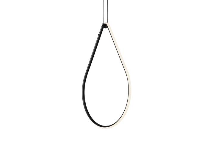 Flos Arrangements Drop Pendelleuchte Black, down