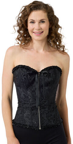 Corsage "Ornament", schwarz