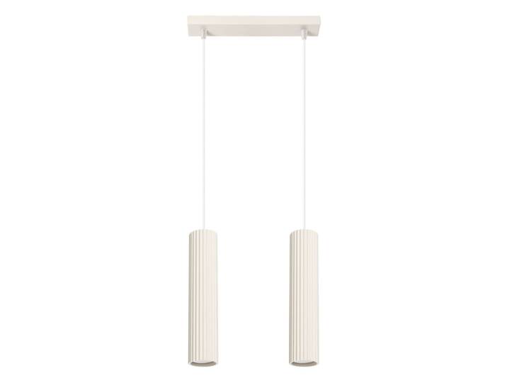 Suspension Aluminium Beige GU10 2 Karbon