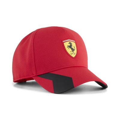 Flex Cap PUMA "Scuderia Ferrari Baseballcap Erwachsene", Gr. onesize, rot (rosso corsa rot), 100% Polyester, unifarben, Caps