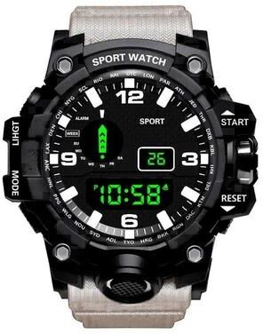 Uplifted Goods Military Grade Multi Functional Sports Watch a apricot