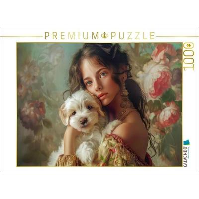 CALVENDO Puzzle Liebe zu Tieren | 1000 Teile Lege-Größe 64x48cm Foto-Puzzle für glückliche Stunden