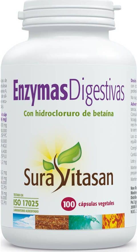 Sura Vitasan Enzymas Digestivas 100 caps