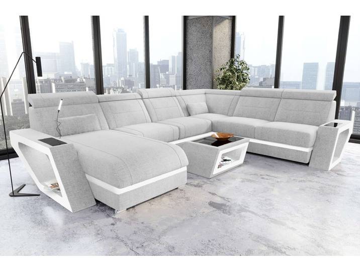 XXL Wohnlandschaft Catania Stoffsofa