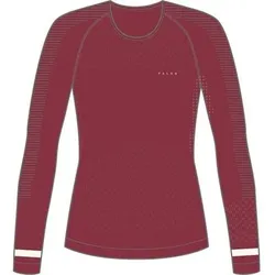 Falke Damen Unterhemden lg.Arm Da W Longsleeved Shirt Trend, Größe L in Rot 8117