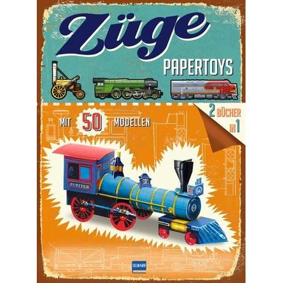 Papertoys Züge, Taschenbuch von Philip Steele, Ullmann Medien, 978-3-7415-2929-0