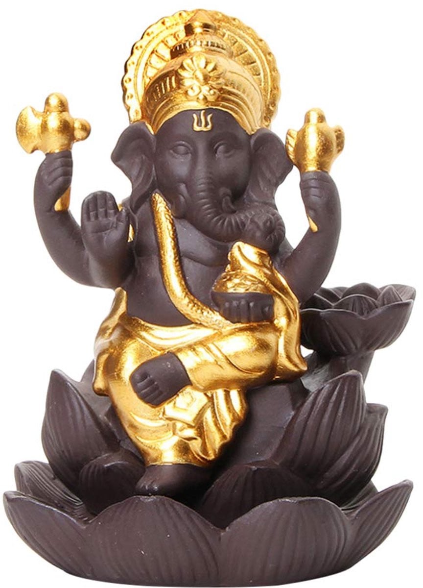 Dailygoods Backflow Wierookbrander - Keramische Olifant God Incenshouder