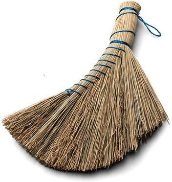Kings County Tools 12.5 Inch Natural Straw Whisk Broom